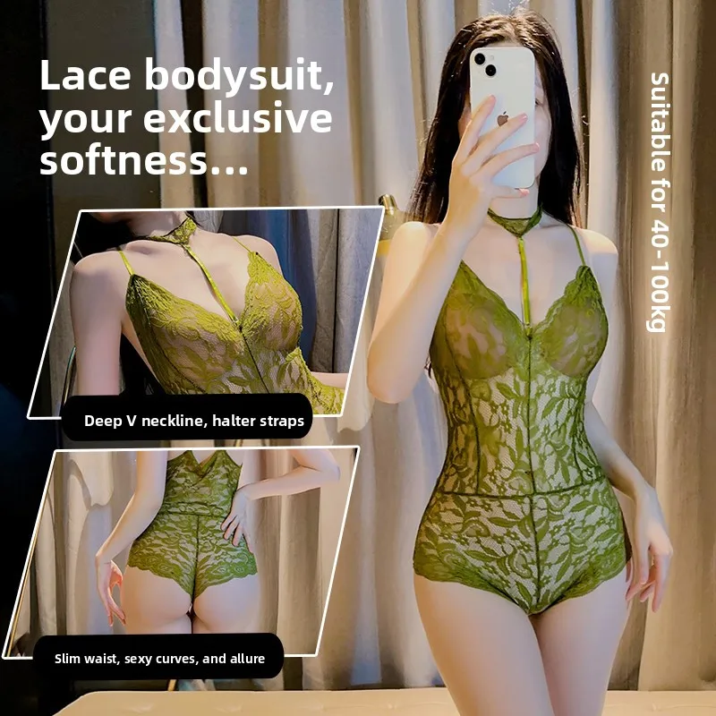 

Сексуальное кружевное прозрачное цельное нижнее белье, соблазнительное нижнее белье с вырезами, большие размеры 200, женское нижнее белье 7