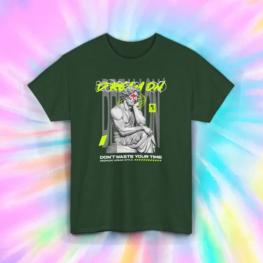 Don't Waste Your Time T-Shirt | Premium Urban Style | Motivational Quote Tee