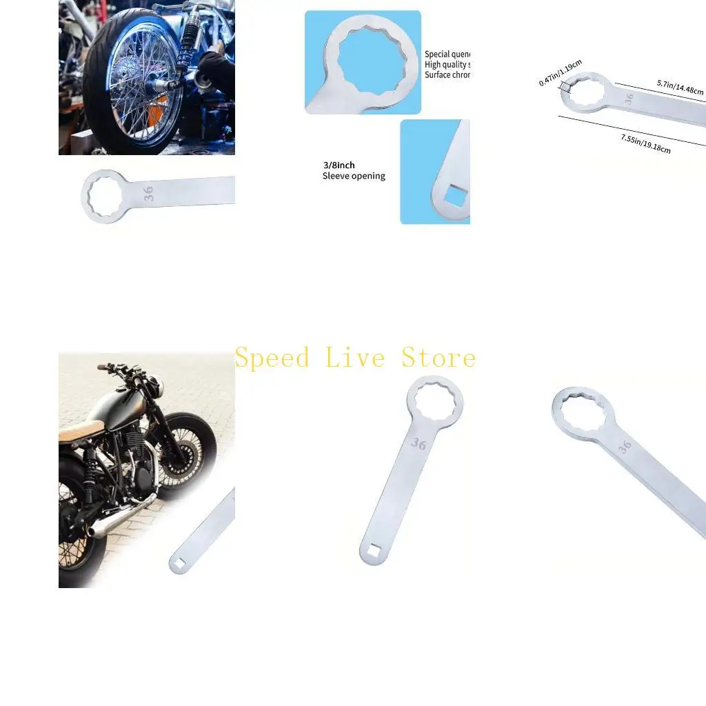 

547C High Strength Axles Wrench Convenient 36mm Axles Spanner for HD47925 OTC4882