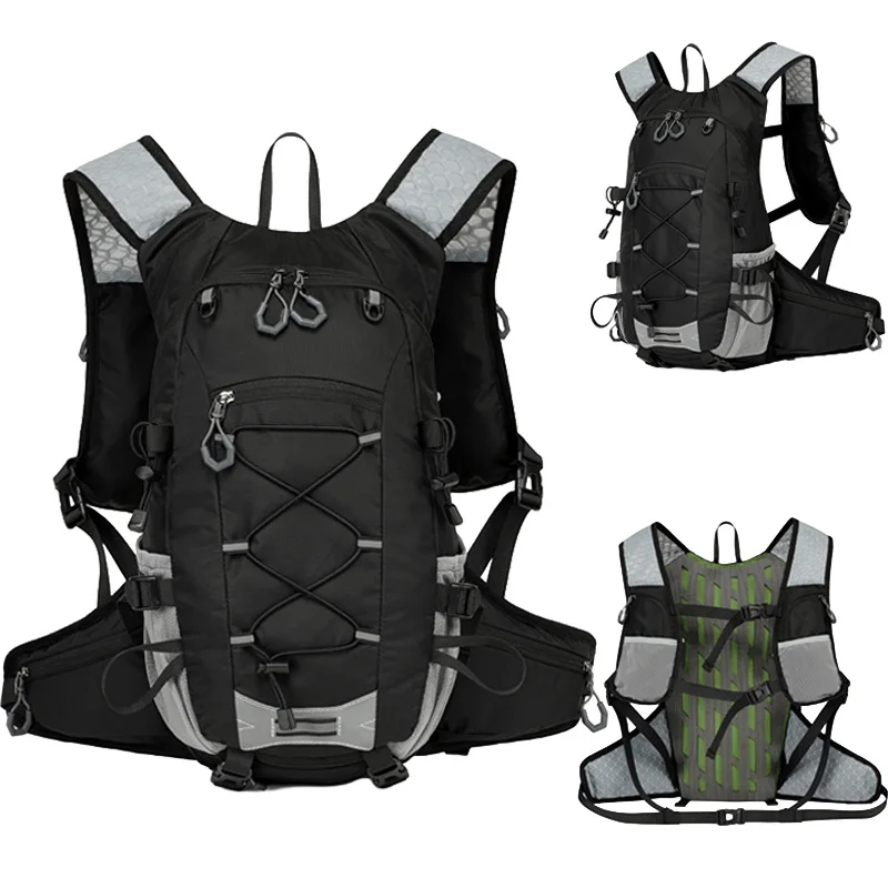 Water-resistant lightweight sports backpack, multifunctional rucksack for cycling, camping and hiking