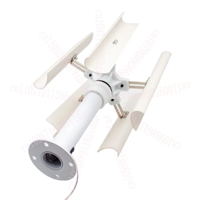 Vertical 5-Blade Wind Generator Model Three-Phase Permanent Magnet Brushless Generator Low-speed Windmill Portable Outdoor