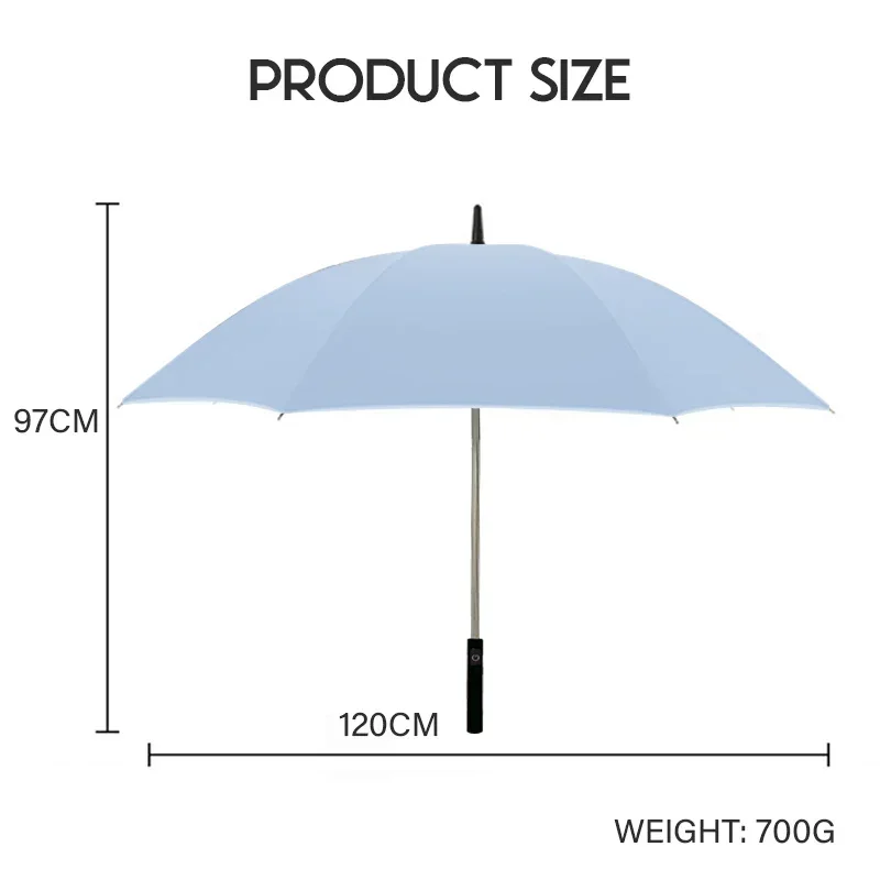 Umbrella With Fan Creative Summer Golf Fishing Umbrella Sunny Rainy UV-proof Umbrella For Men Women Parasol Outdoor Beach