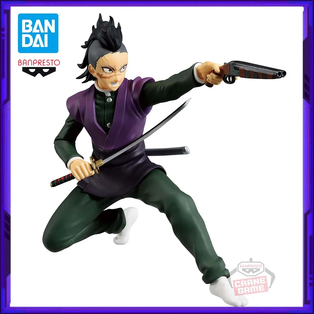 

In Stock Bandai Original Banpresto Demon Slayer VIBRATION STARS Shinazugawa Genya Anime Action Figure Model Figures Toys