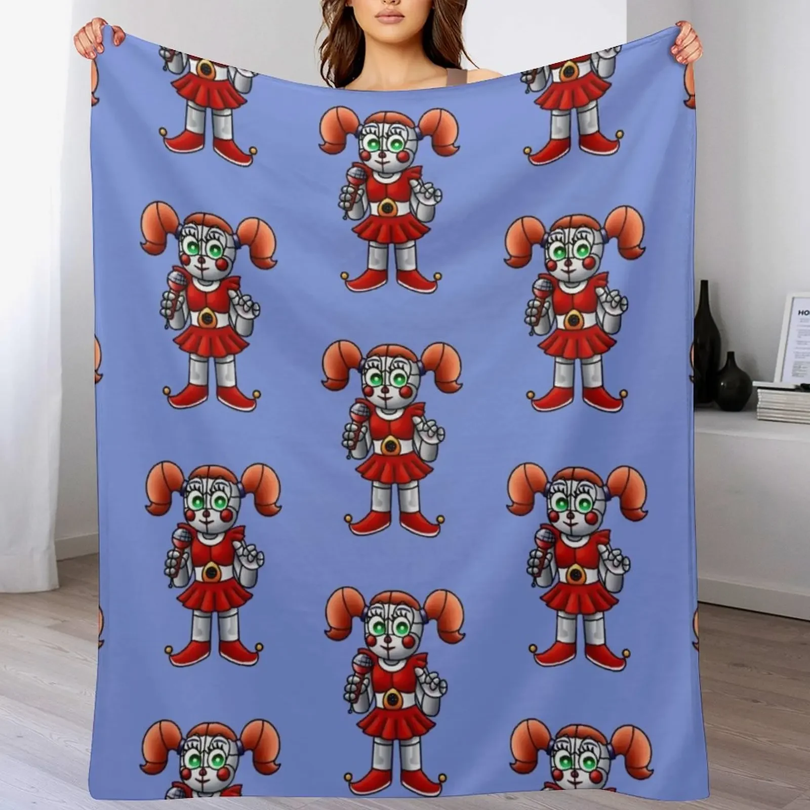 

Circus Baby Throw Blanket Soft Plush Plaid Beautifuls Stuffeds Hairys Blankets