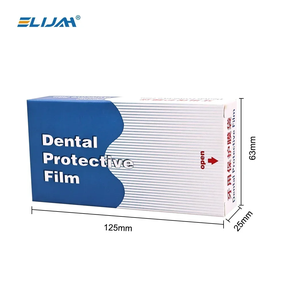 ELIJAH 300/100Pcs/Box Dental Protective Film Disposable Plasti Oral Cavity Internal Camera X-Ray Sensor Cover Dental Materials