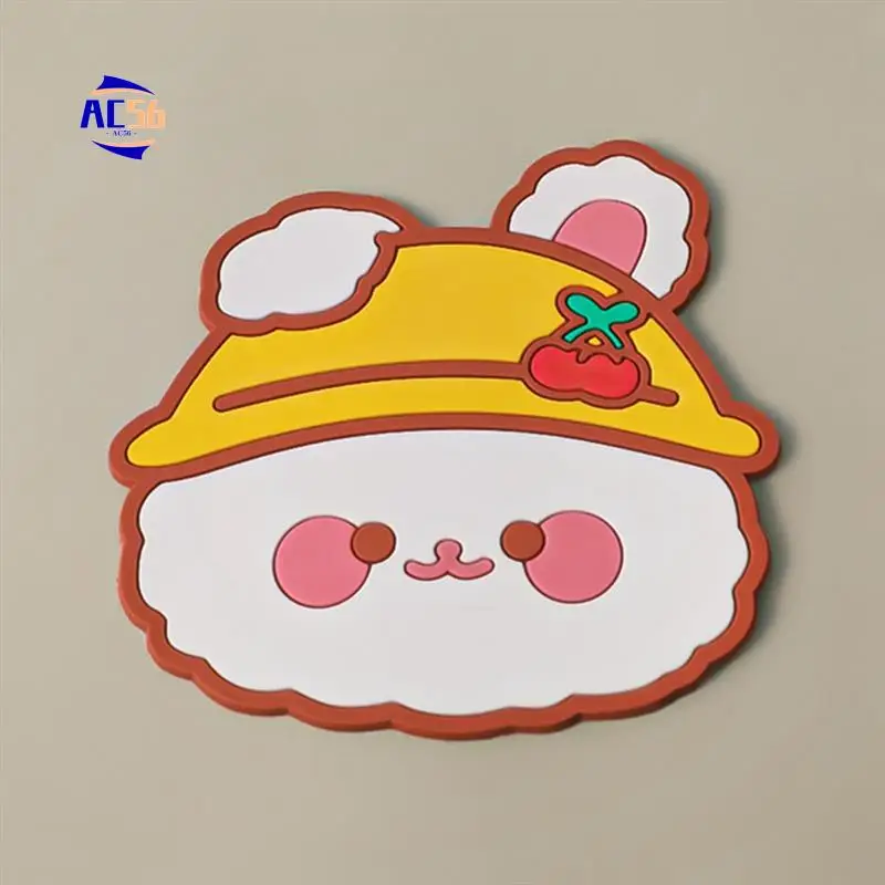 

AC56-милый декор для комнаты, коврик для мыши с милыми животными, без подставки, Kawaii, коврик для кофейной чашки, водонепроницаемый коврик для стола