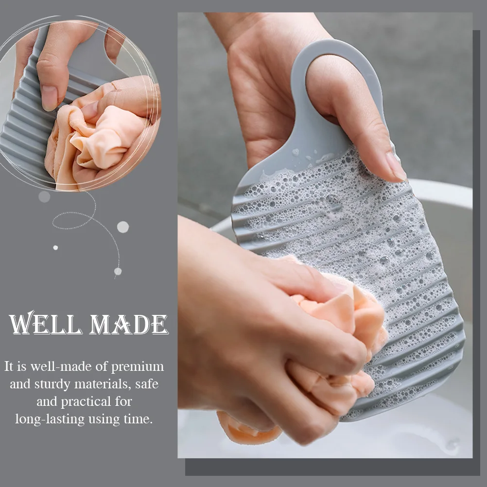 

4Pcs Non- Mini Double Sided Washboards For Laundry Hand Washboard Cleaning Pads