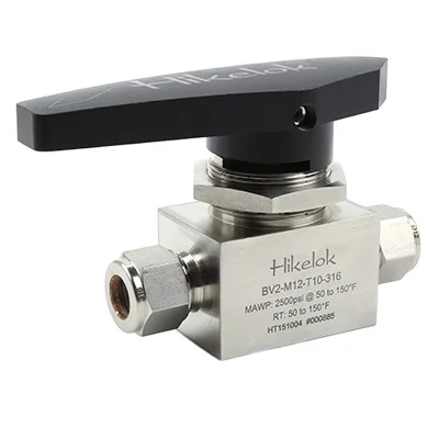 

Hikelok 3000psi Stainless Steel 1/4" O.D. Tube Ball Valve