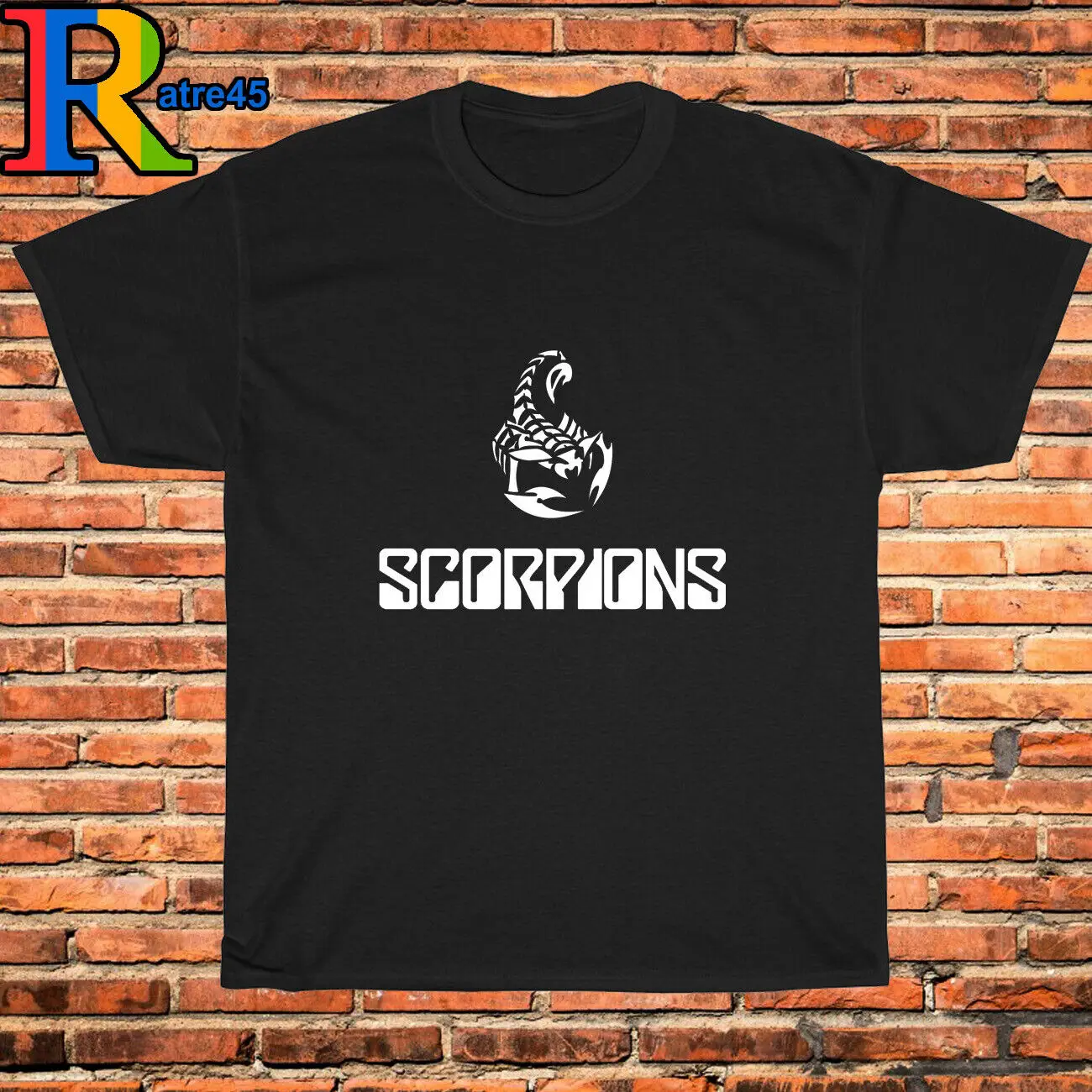 New T-Shirt Scorpions Logo Black /Grey/White/Navy Size S-3XL