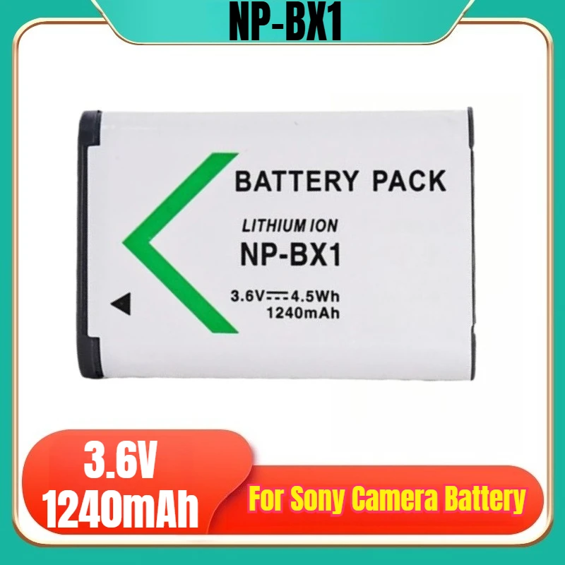 New NP-BX1 3.6V 1240mAh Camera Battery for Sony RX100 H400 RX1R HX300 HX400 HX50 M6 M7
