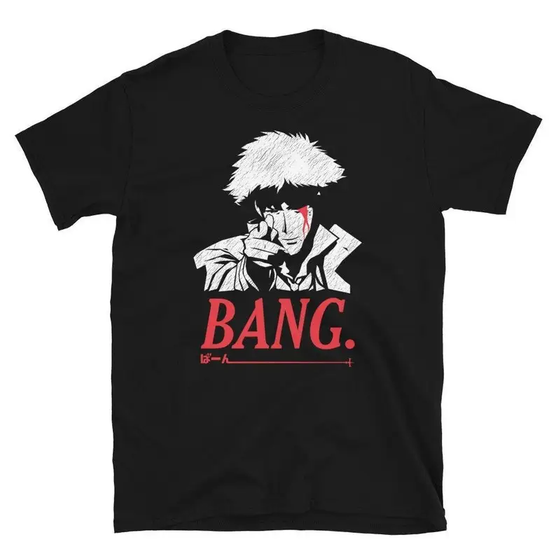 Bang Anime T-Shirt Level 3 Visuals Adult Regular Fit O-Necked T-shirt Classic T-Shirt Men's clothing