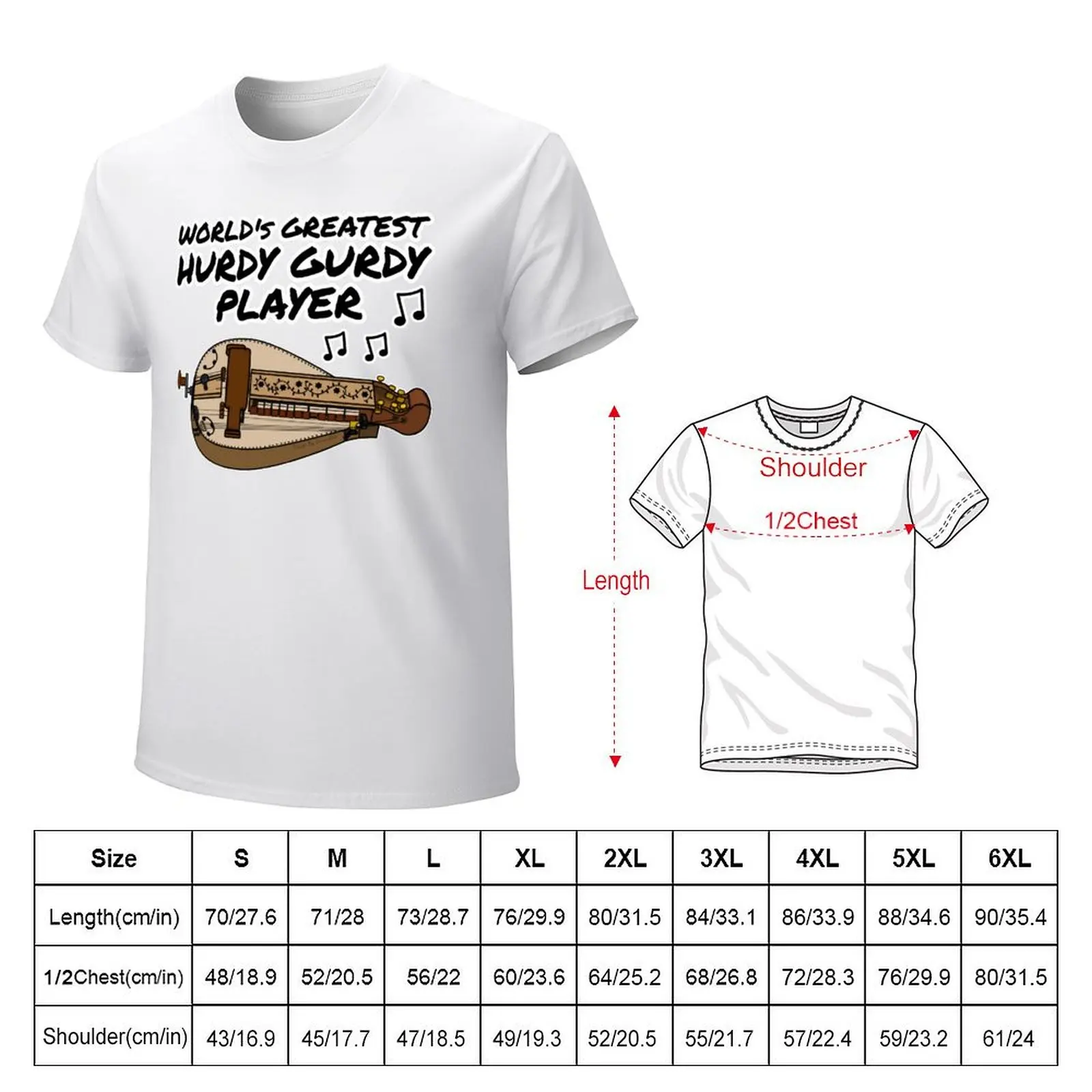 World's Greatest Hurdy Gurdy Player Gurdyist Musician Funny T-Shirt blacks sweat anime clothes tops mens champion t shirts