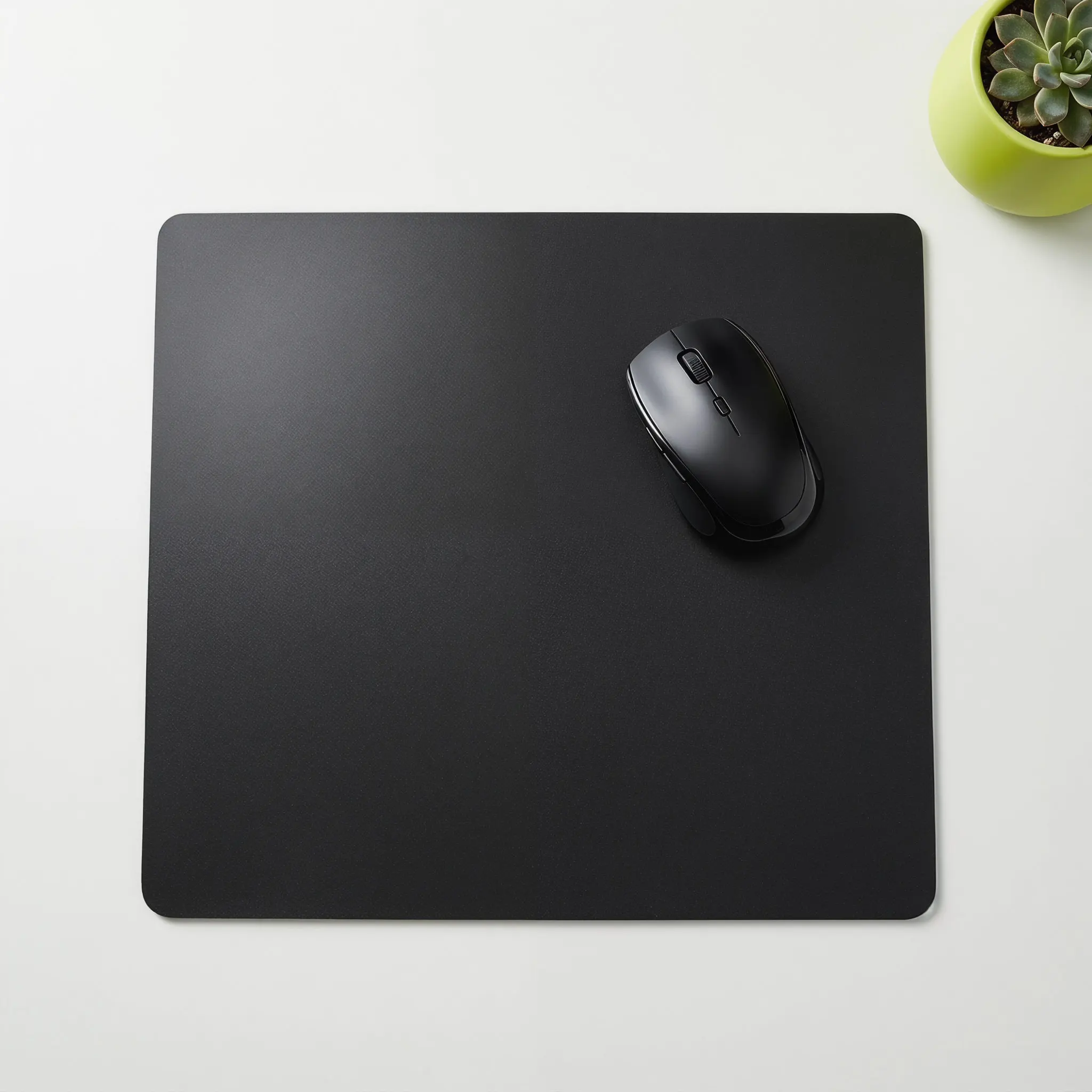Glass Mousepad 14.17x12.60 Smooth Tempered Glass Surface Gaming Mouse Mat Precision Accurate Speed Control Antislip Base