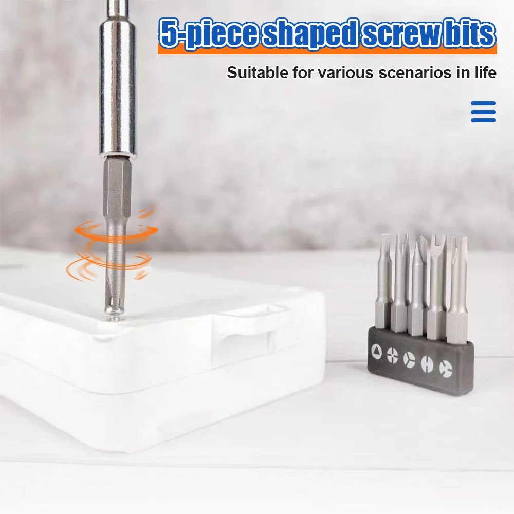 5/7/13 قطعة خاص على شكل مفك مجموعة 50 مللي متر U-شكل Y-نوع مثلث الداخلية الصليب ثلاث نقاط مفك بت الحفر أجزاء أداة