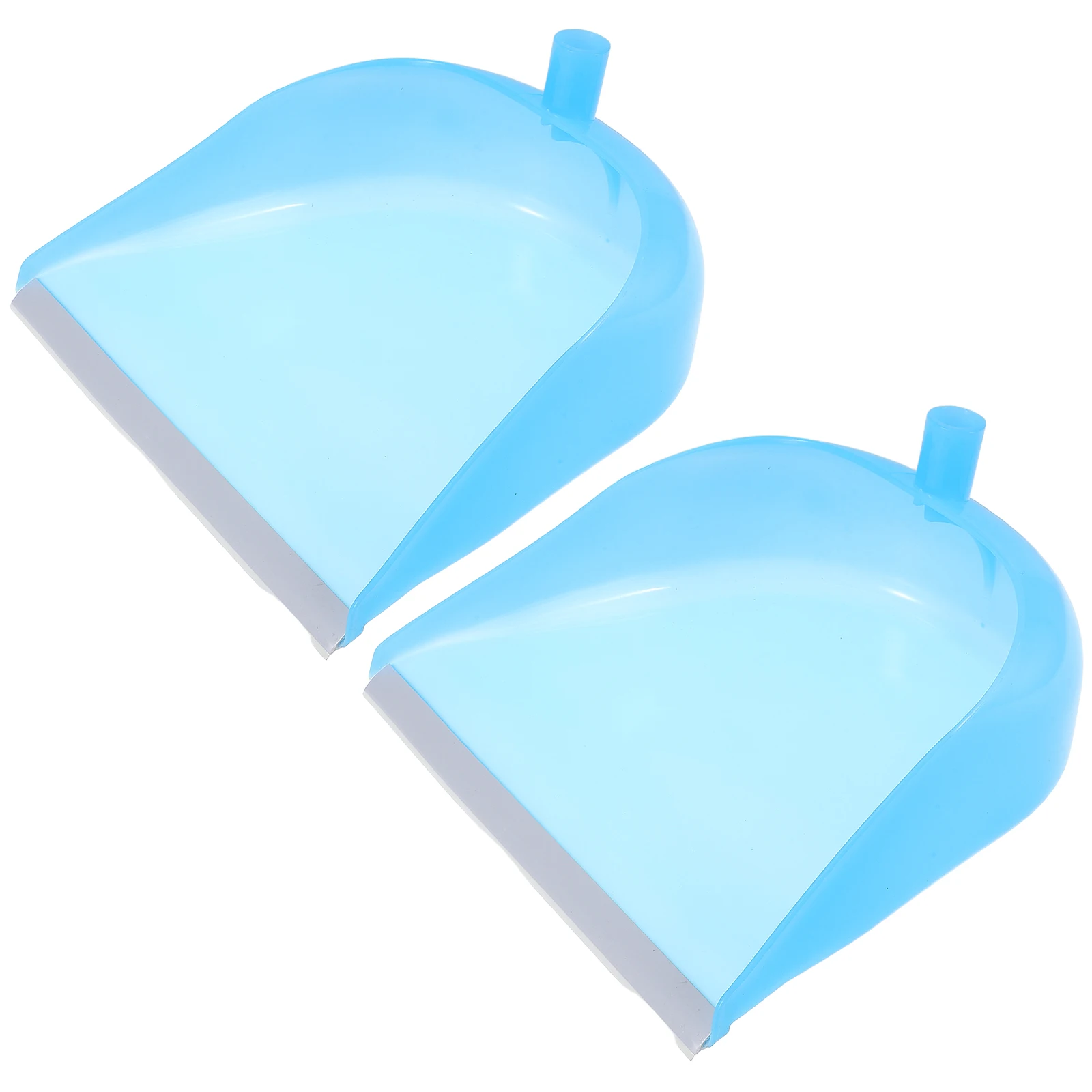 

2Pcs Dustpan Children Windproof Bucket Miniature Garbage Can Shop Plastic Office Cleaning Accessories Toy Shovel