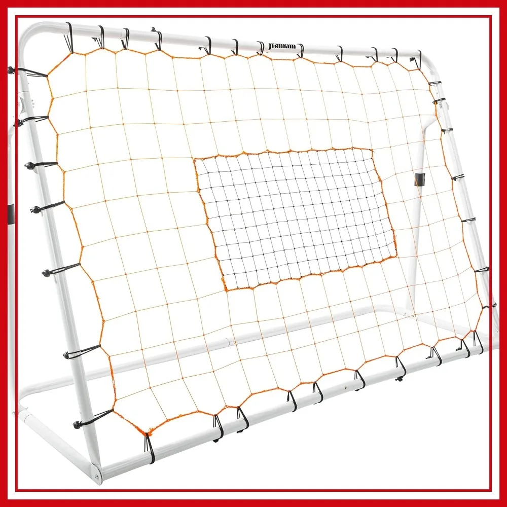 

Soccer Rebounder Net - 12x6 ft Tournament Steel Training Aid for Backyard Practice
