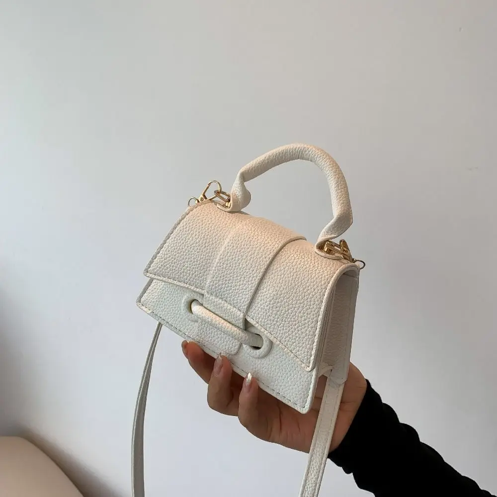 بو الجلود حقيبة رسول Crossbody للسيدات ، حقيبة يد الهاتف مربع صغير ، بو الجلود حقيبة الكتف ، لون الحلوى