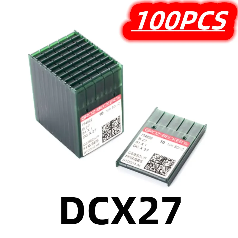 100Pcs/lot New Dcx27 Dcx1 Groz-Beckert B-27 Overlock Serger Sewing Machine Needle