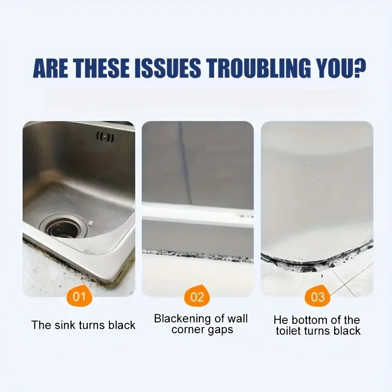 JOKJOK Gel Tile Grout Quick Dry Crack Resistant Tile Joint Filler With Scraper For Kitchen Bathroom Balcony DIY 150ml