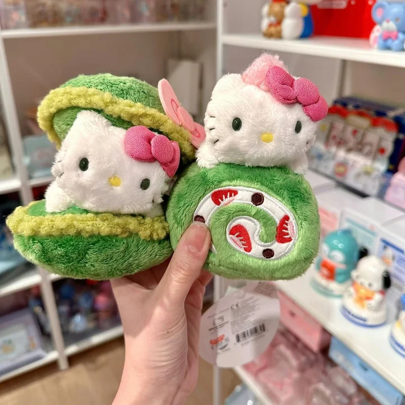 Matcha Cartoon Kt Cat Donut Macaron Ice Cream Plush Doll Pendant Backpack Decoration Cartoon Plush Pendant Cute Little Gifts