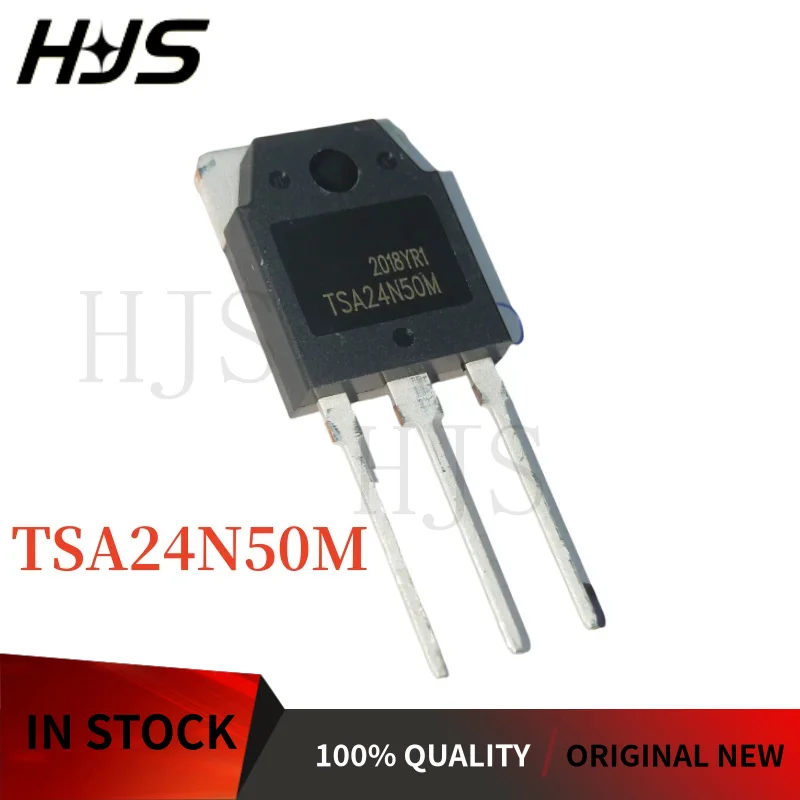 5PCS TSA24N50M A New Spot TO-3P 500V 24A 24N50 High Power Field Effect Tube MOS Tube Switching Power Supply TSA24N50