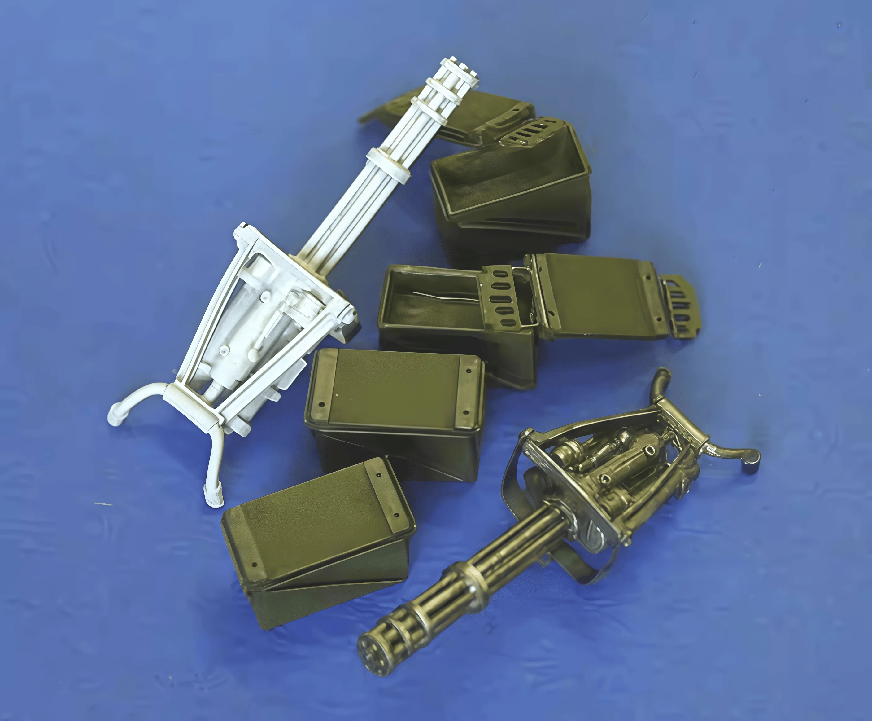 

1/35 Casting Resin Model Assembly Kit, GK, XM-134 7.62mm Minigang Kit, Unpainted