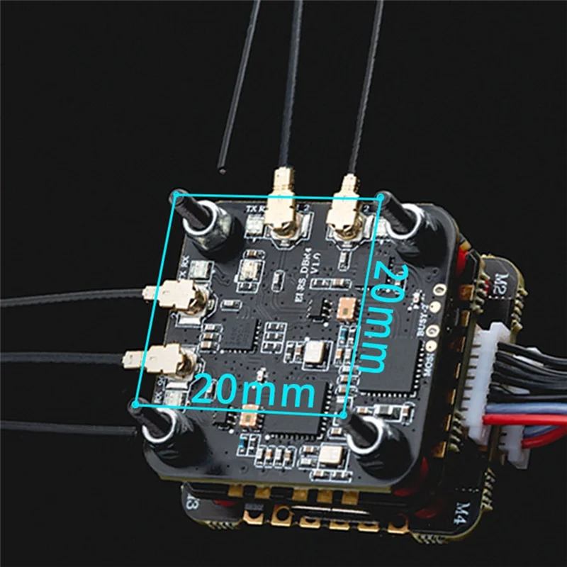 

A97I-For Radiomaster DBR4 2.4Ghz Dual Band Gemini Expresslrs Receiver Xrossband Express