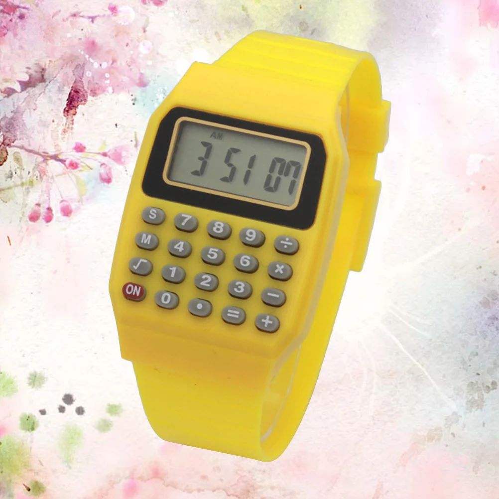 

2 Pcs Calculation Watch for Kids Calculator Children Wrist Mens Waterproof Watches