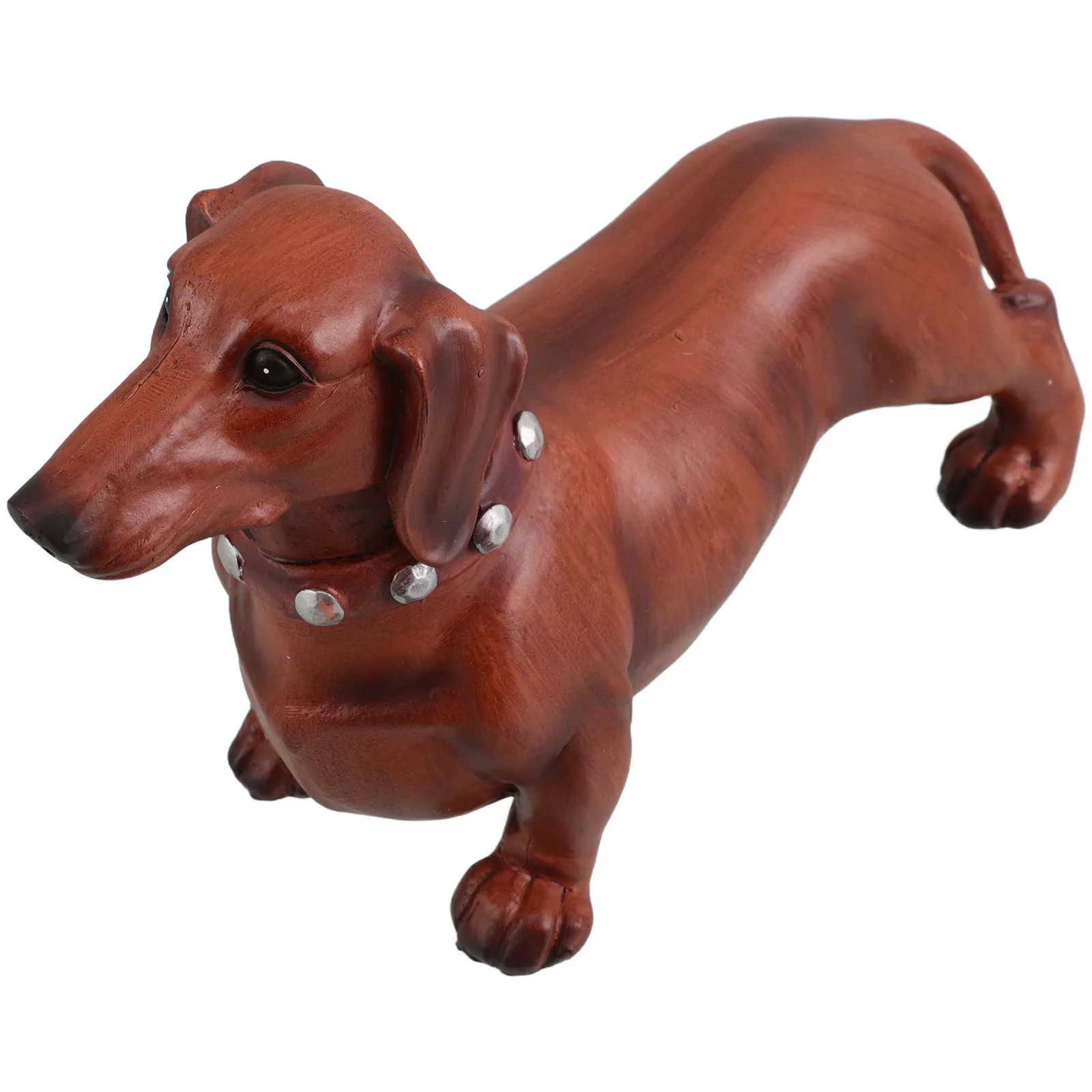 

Dachshund Dog Ornaments Adorable Figurine Animal Sculpture Figures Small Resin Office