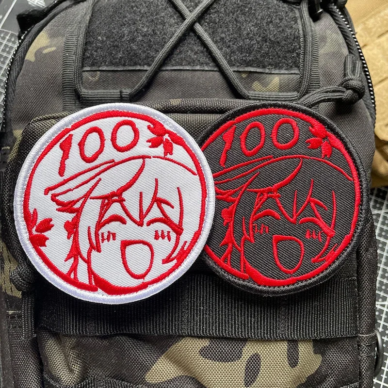 

Blue Archives embroidery patch Tactical Armband Anime Game Morale Badges on Backpack Applique Decoration Patches for Clothing