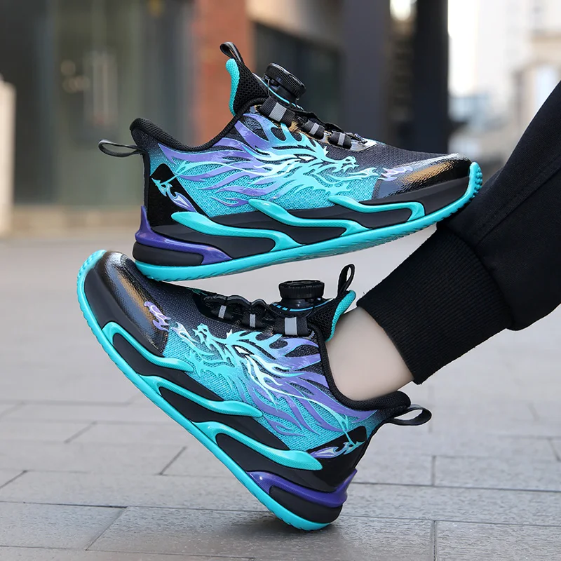 

New CUHK boys' shoes Breathable mesh surface boys' sports shoes Students casual non-slip running shoes basketball shoes