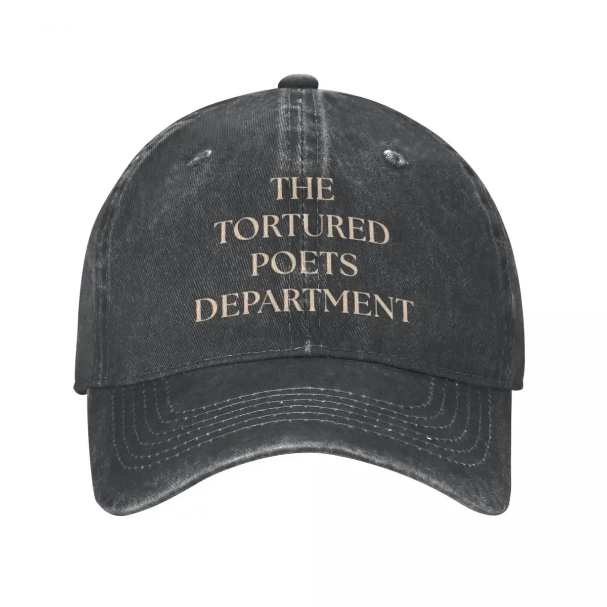 The Tortured Poets Department Ttpd Unisex Baseball Cap Distressed Denim Hats Cap Vintage Outdoor Running Golf Headwear