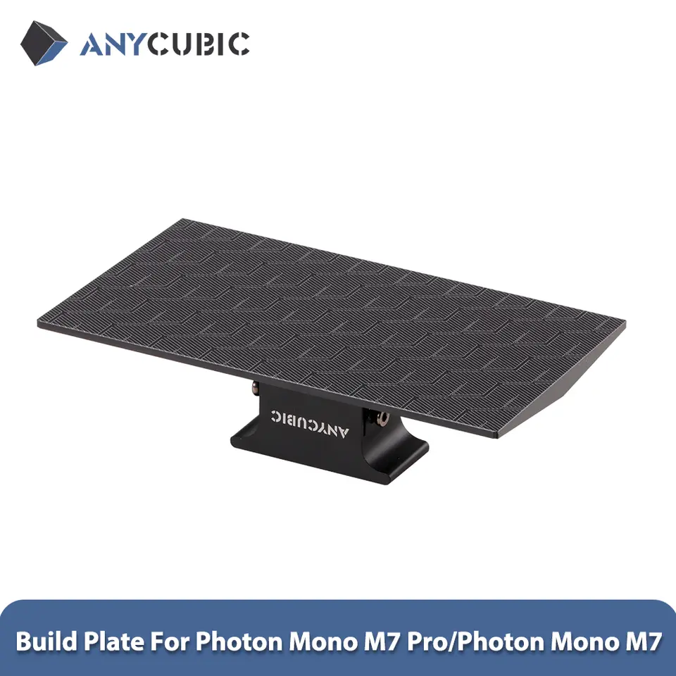 لوحة بناء إكسسوارات مطبوعة ثلاثية الأبعاد ANYCUBIC لطابعة Photon Mono M7 Pro LCD ثلاثية الأبعاد