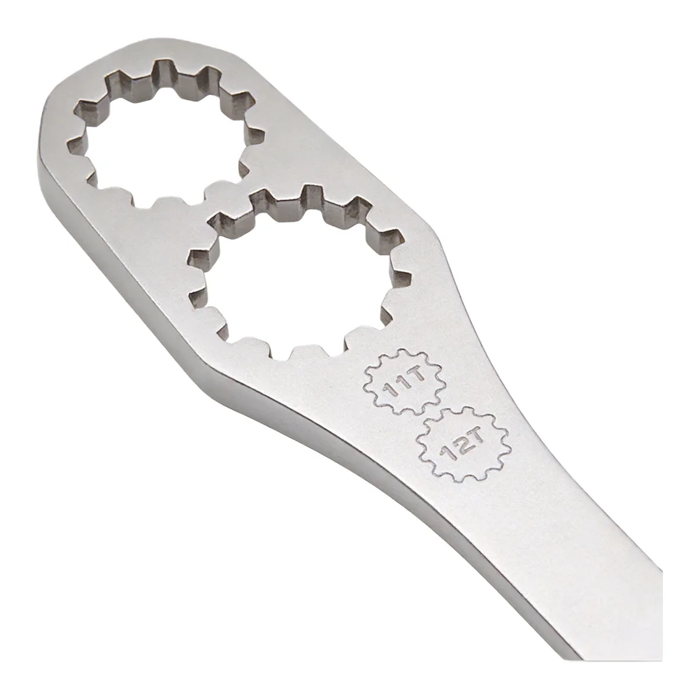 Robust Stainless Steel Bike Cassette Removal Tool for 11T/12T Flywheel Designed for Hobbyists and Professionals