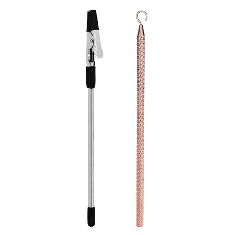 ABUL-2 pezzi Strumenti per aiutare il braccialetto, Strumento di assistenza al braccialetto Dispositivo di fissaggio per bracciale Gancio per strumento Aiutante per gioielli ad usura rapida