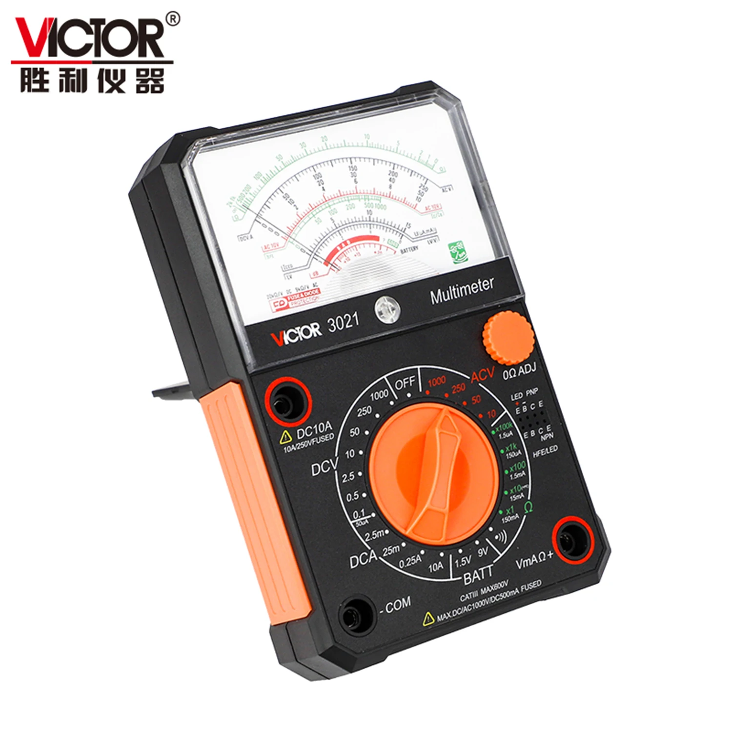 Imagem -03 - Victor-manual Range Analógico Multímetro Universal Multi Mecânico Multímetro Triode ac dc Pointer Tabela 3010 3021 7244