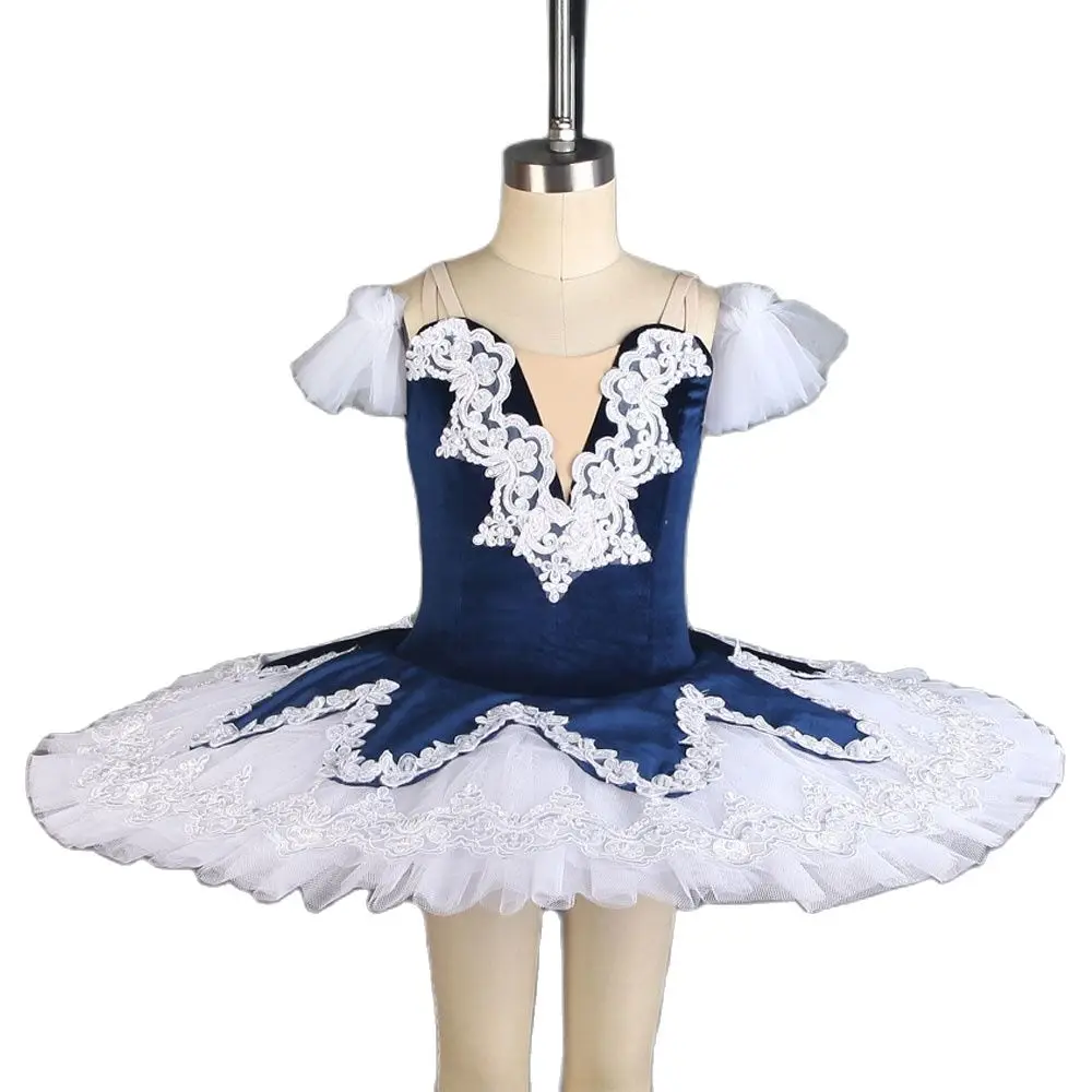 

Pre-professional Ballet Tutu Adult Girls Royal Navy Blue Classical Ballet Costume Tutu Pancake Stage Ballet Attire Costume