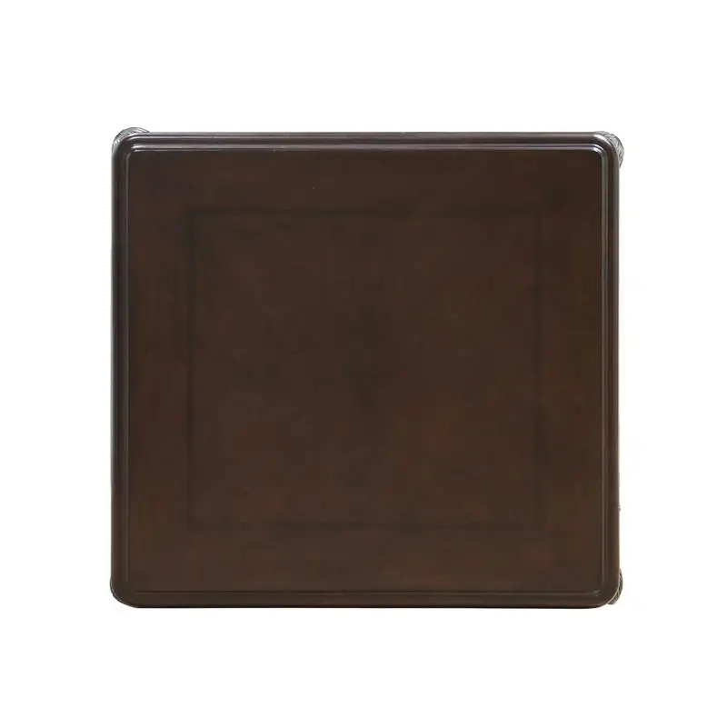 طاولة نهاية تقليدية من الخشب الصلب مع أرجل منحنية منحوتة بلمسة نهائية جافا