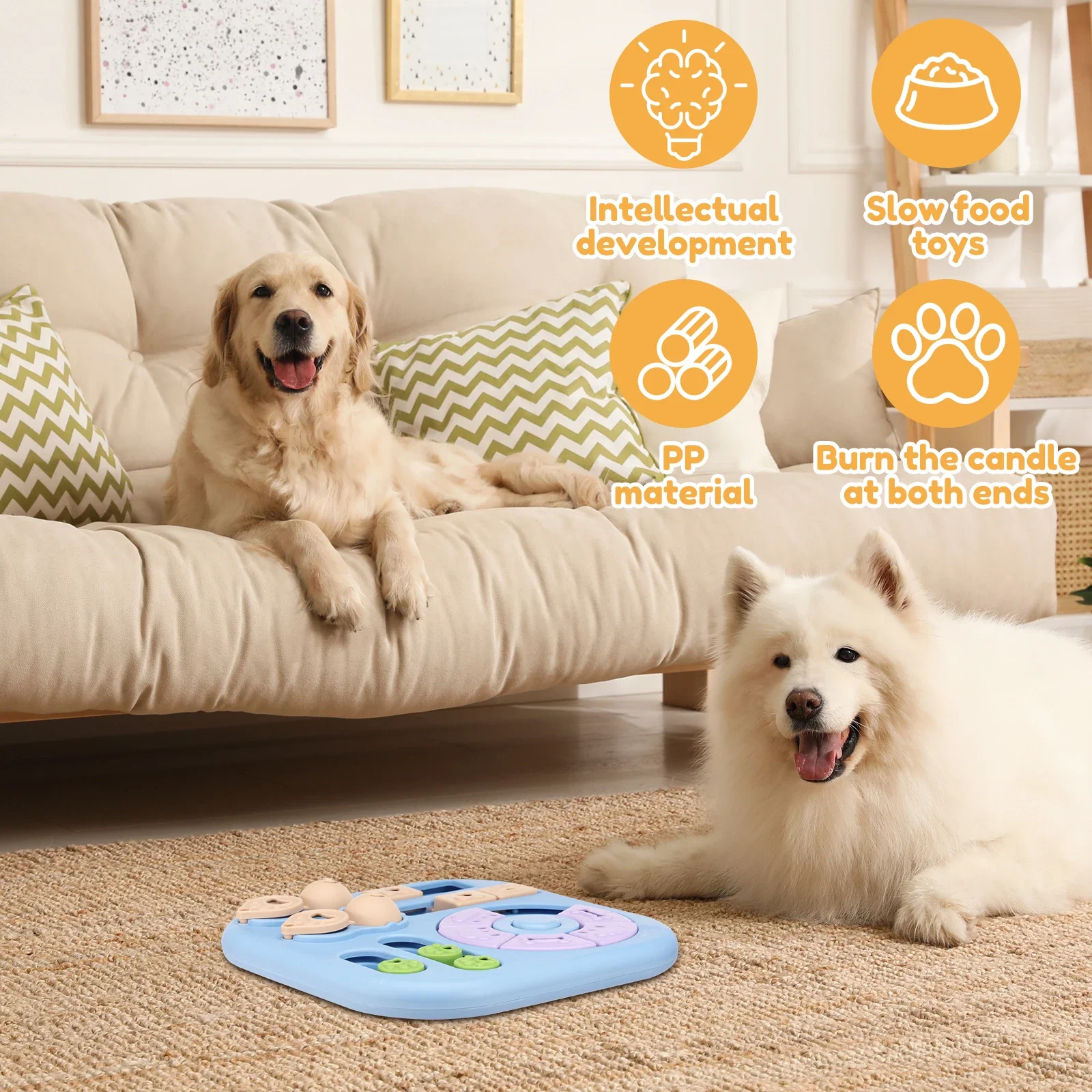Interactive Dog Treat Puzzle Feeder 6