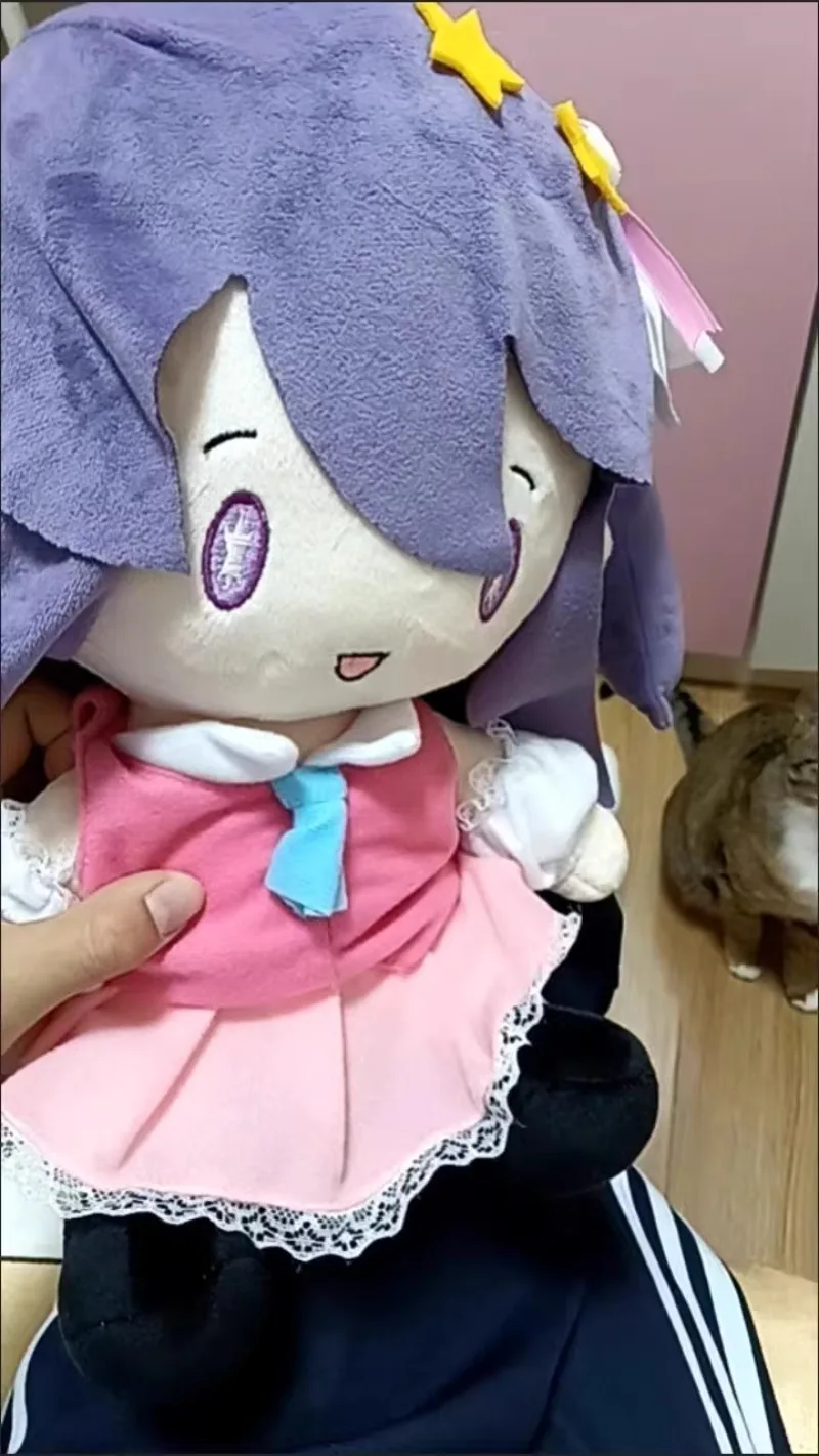 Anime Oshi No Ko Hoshino Ai 30cm Cosplay Soft Cotton Stuffed Body Clothing Pillow Dress up Sitting Position Mascot