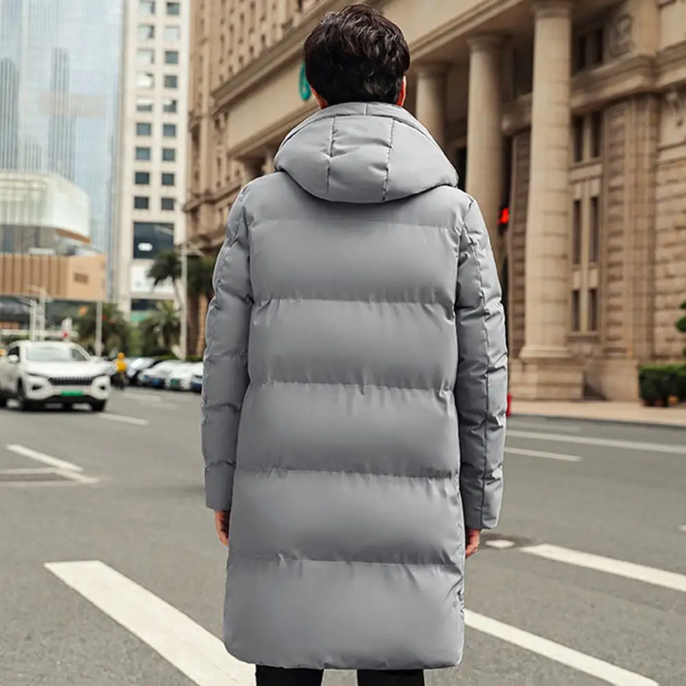 

Хлопковое пальто с капюшоном для холодной погоды Хлопковое пальто с высоким воротником Зимние теплые мужские пуховые парки с капюшоном для улицы Утепленное пальто