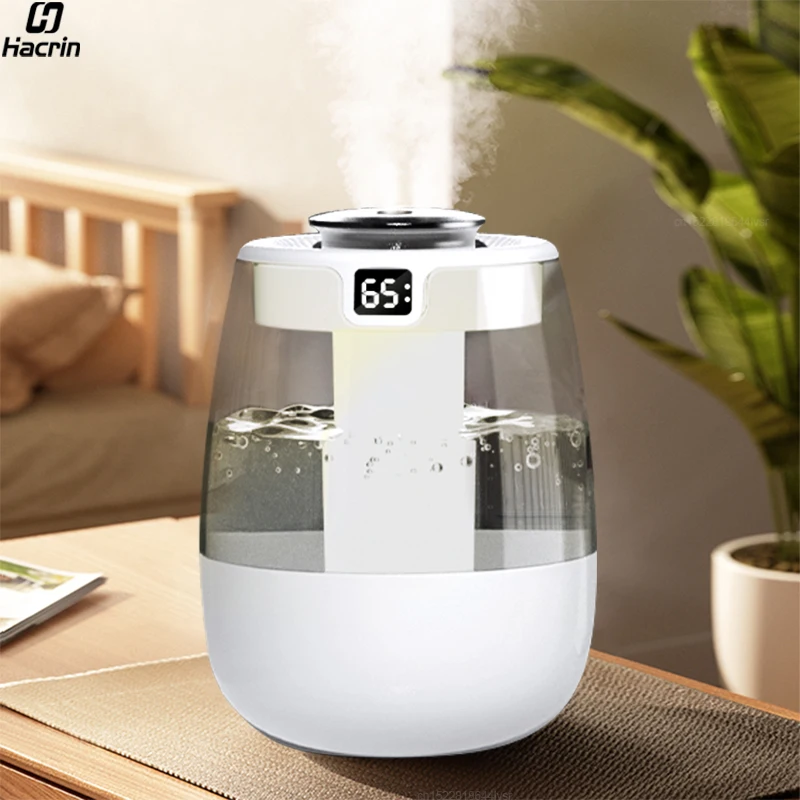 Air Humidifier Large Capacity Double Spray Humidifier Desktop Water Humidifier USB Dual Humidifier Diffuser for Home Room Office