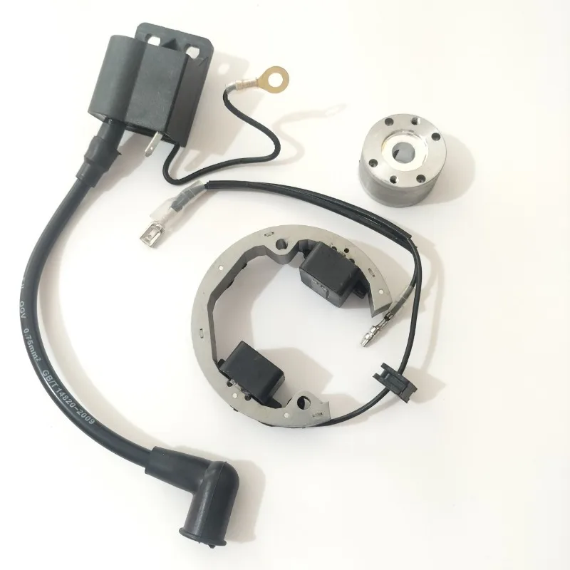 M50 Ignition Coil High Voltage Pack Magneto Flywheel Magnet Stator Coil Motorcycle Engine Replacement Parts