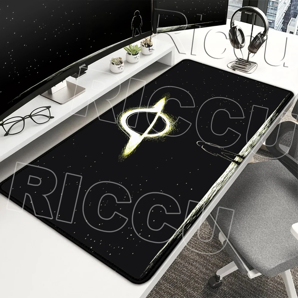Universe Mouse Pads Gaming Astronaut Mousepad Mechanical Keyboard Protection Mats Space Desk Pads Computer Stitched Edge Carpets