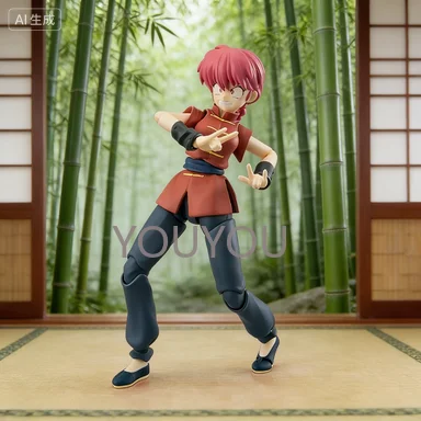 Pre-sale Original BANDAI Anime Ranma 1/2 Saotome Ranma S.H.Figuarts Ranma Nibun-no-Ichi Action Figure Toys PVC