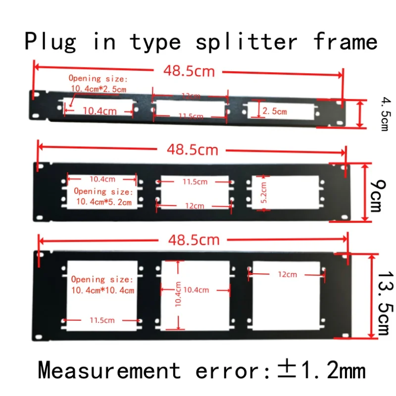1U/2U/3U Fiber Optic Splitter Metal Rack, Plug-In Type Optical Splitter Frame, Lgx Splitter Plug-In Chassis, 19inch Rack Fiber Optic Distribution Frame, Fiber Optic Distribution Empty Frame, Ftth Cabling Accessories, Telecom-Grade Splitter Bracket, Cabinet Fiber Optic Plug-In Box, Fiber Optic Splitter Rack, Plug-In Type Splitter Empty Frame, Rack Fiber Optic Plug-In Box, Fiber Optic Splitter Metal Panel. Product Configuration Fixed Screws.
