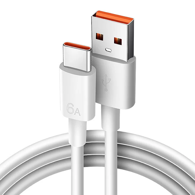 120W 10A USB Type C Super Fast Charging Cable For Huawei P40 P30 Honor Data Cord For Xiaomi Redmi 13 OnePlus POCO