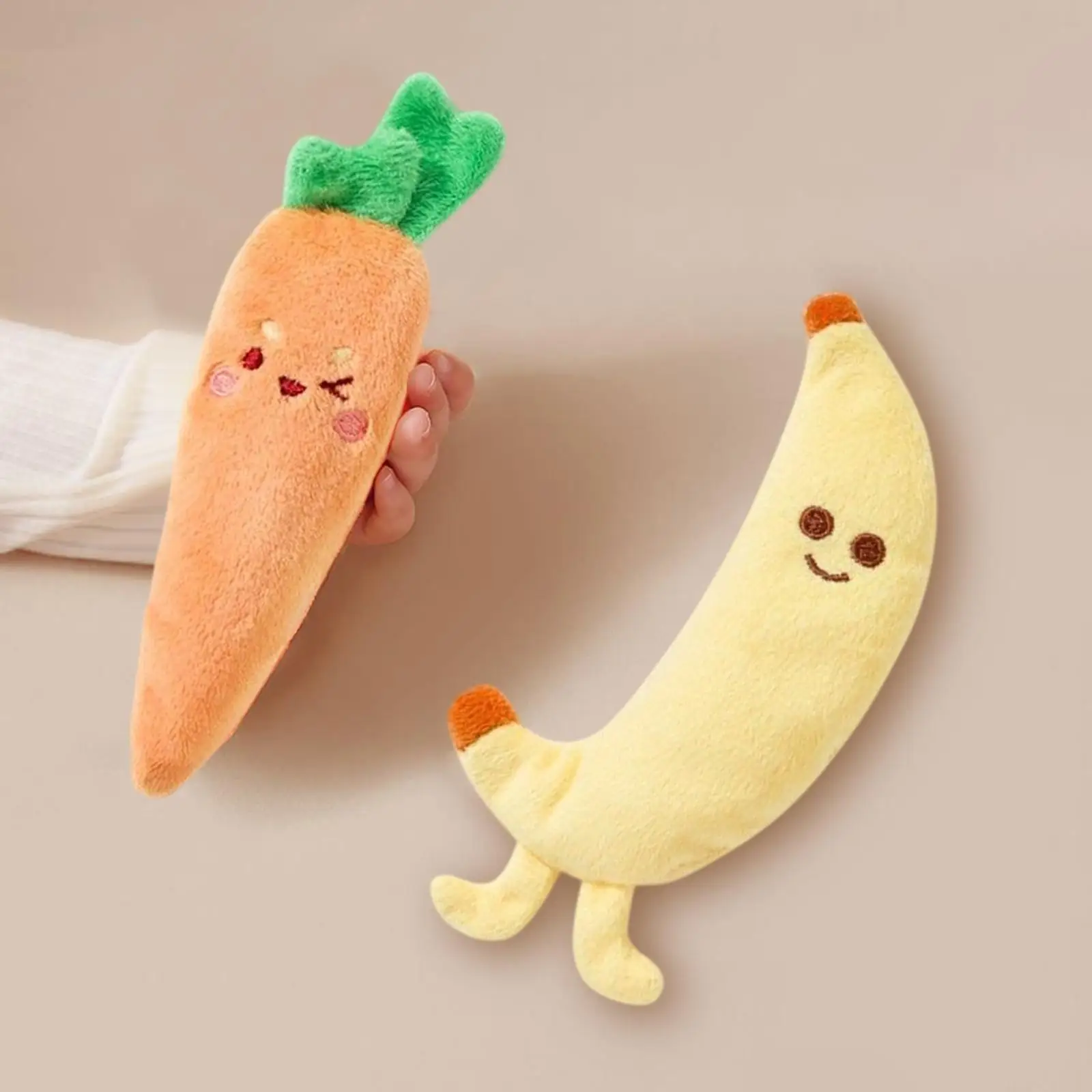 

2шт ручка детская игрушка морковь бананы кукла для детей подарок на день рождения