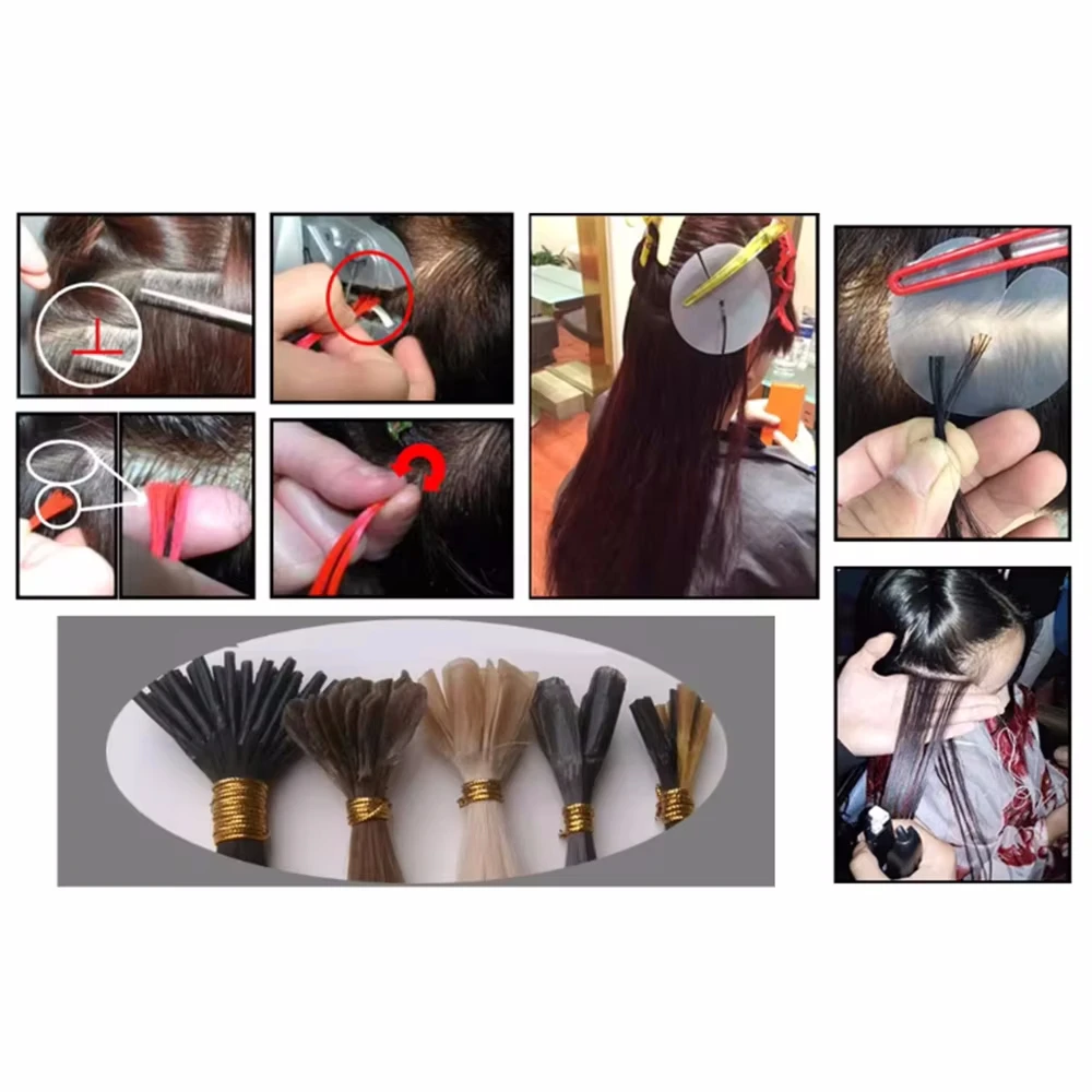 L609 A/B/C Verstellbare Verlängerungszange 1 Stück Fusion-Eisen Haarverbinder Keratin-Bonding Keratin-Schweißgerät Friseursalon-Werkzeug – Detail 10