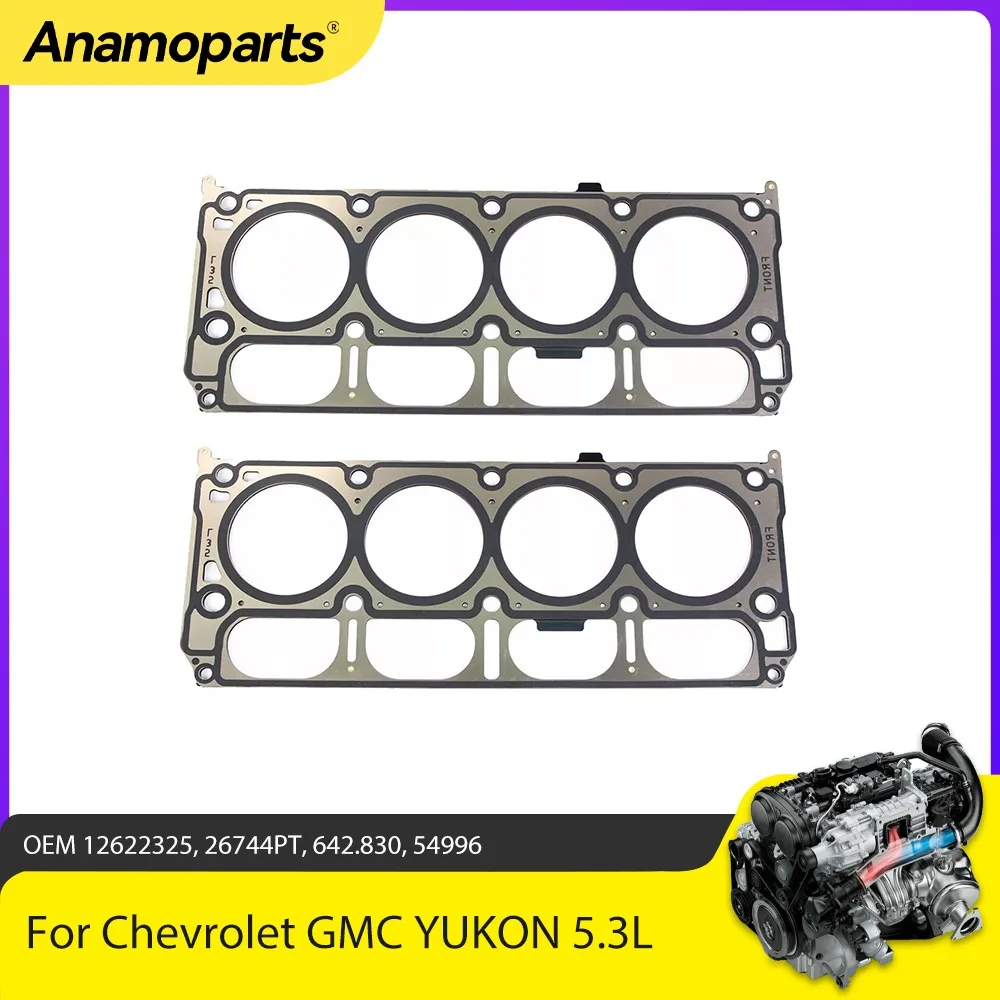 Engine Part MLS Cylinder Head Gasket Set Fit 5.3L V8 For Chevrolet GMC YUKON SIERRA SILVERADO 1500 Suburban Tahoe 5.3L 2014-2020